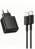 Быстрое зарядное устройство 45 Вт EU USB-C с кабелем данных USB-C длиной 2 метра, зарядное устройство с интерфейсом USB-C для мобильных телефонов с интерфейсом type-c