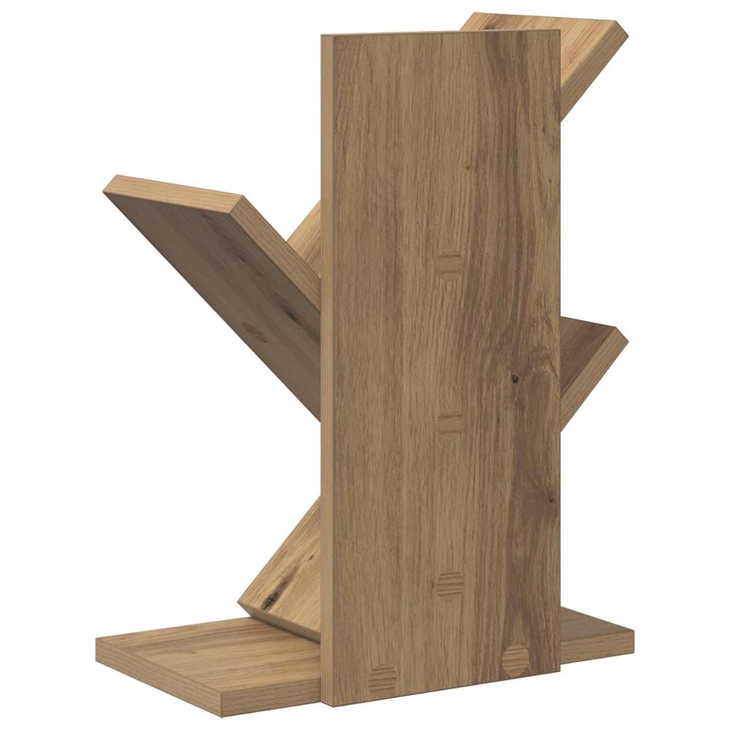 Tree Bookshelf 3 Tier 30 x 18 x 40 cm Engineered Wood