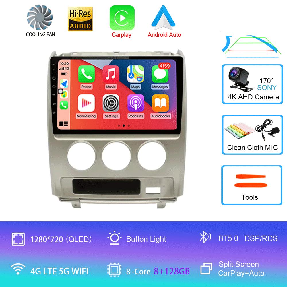 Android 14 Для Mitsubishi Delica D5 2007 - 2009 RHD Автомагнитола Стерео Головное устройство медиаплеер GPS-навигация Не 2din DVD