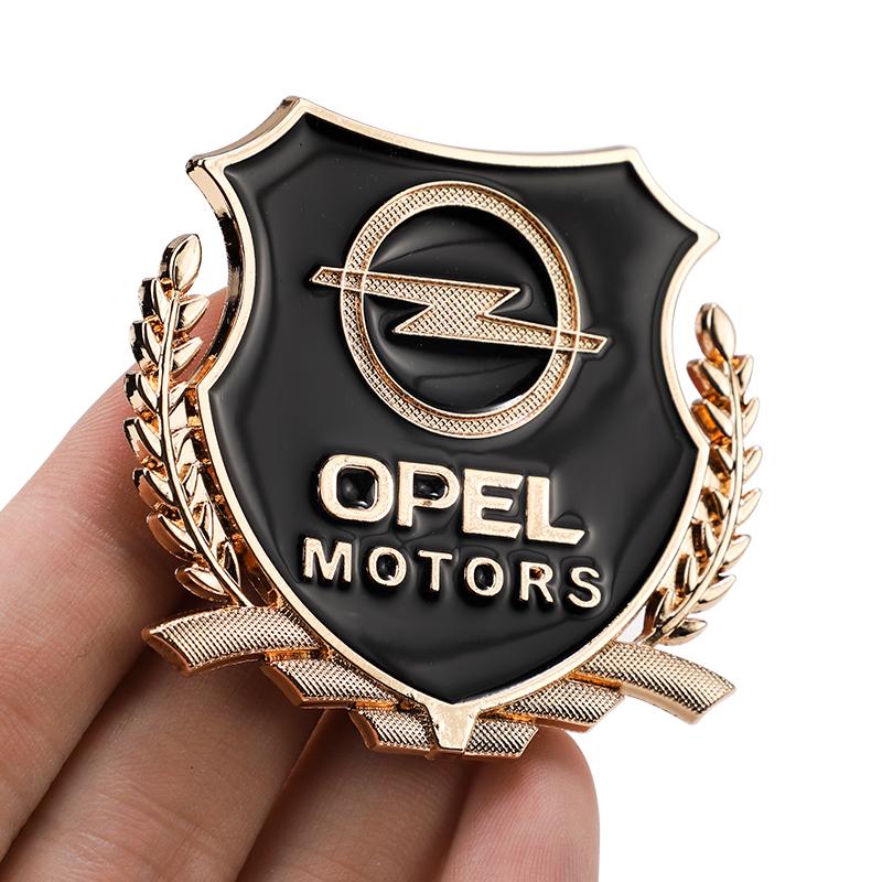 2 шт. Металлическая наклейка с логотипом автомобиля, эмблема на окно, багажник, аксессуары для Opel Astra Grandland Corsa Mokka Frontera Insignia Zafira Vivaro