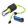Underwater Flashlight LED Aluminum Alloy Glare Magnetron Diving Flashlight for Outdoor Diving