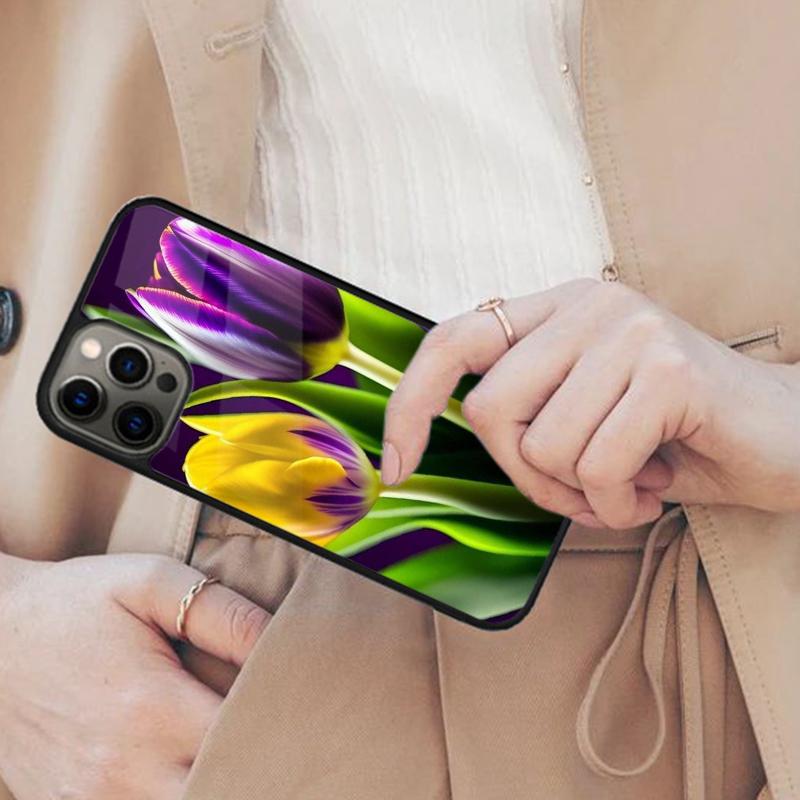 Tulip Flower 1 Magnetic Phone Case For APPLE iPhone 17 Air 16 14 13 12 Pro Max 15 Plus Wireless Charge With MagSafe Cover