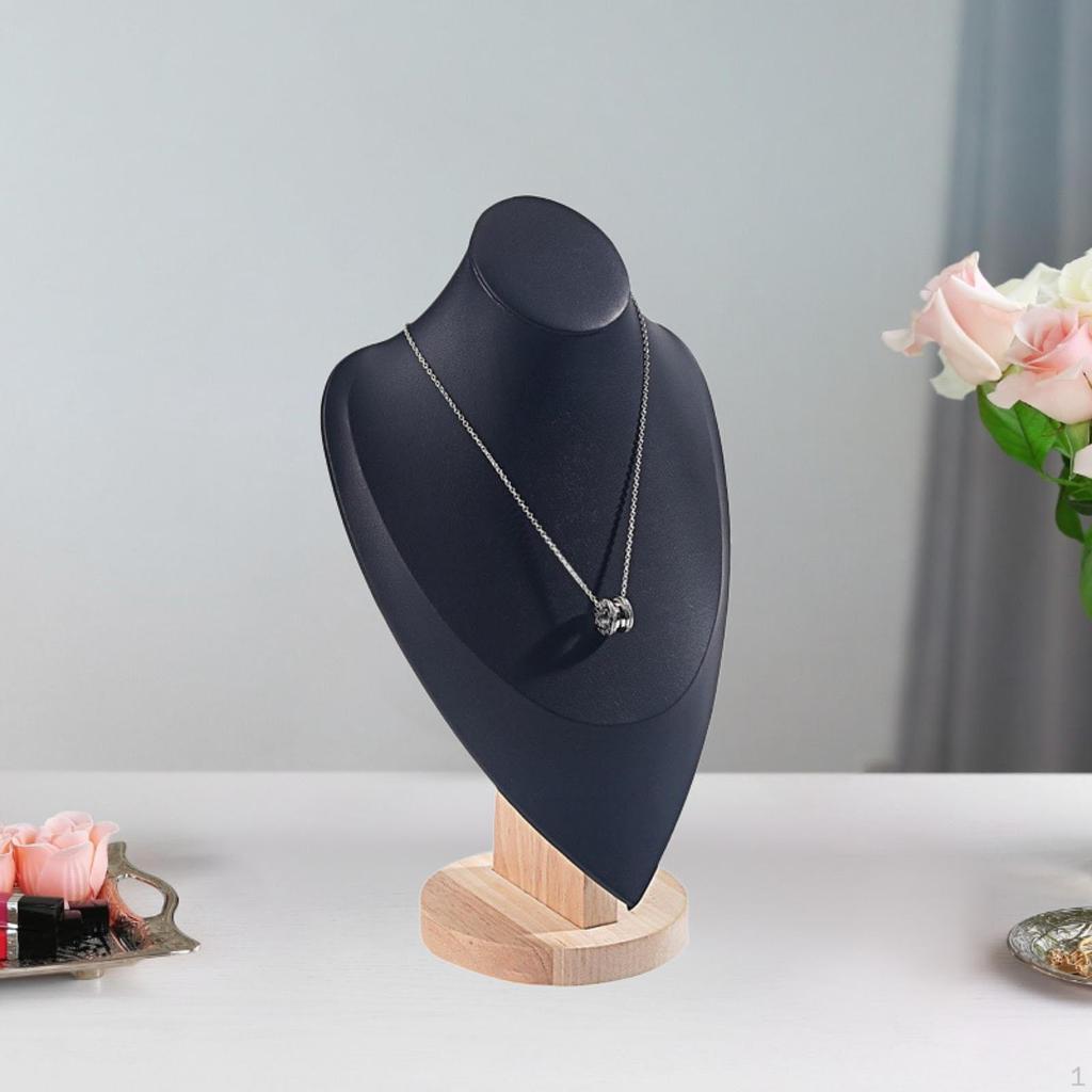 Jewelry Display Bust Stand for Necklaces, Retail Store Countertop Holder