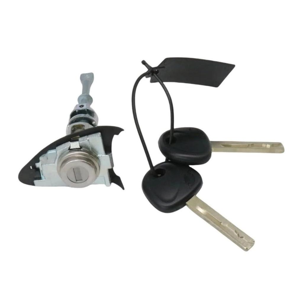 Front Left Hand Door Lock Cylinder with 2 Keys Replacement for Veloster 2012-2017 Compatible with OE# 81970-2VC00 819702VC00