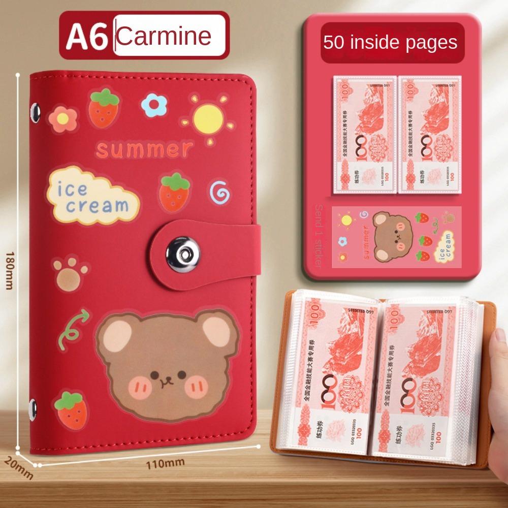 Экономьте деньги 100 конвертов Экономия денег Челлендж PU Экономия Челлендж Книга Дети