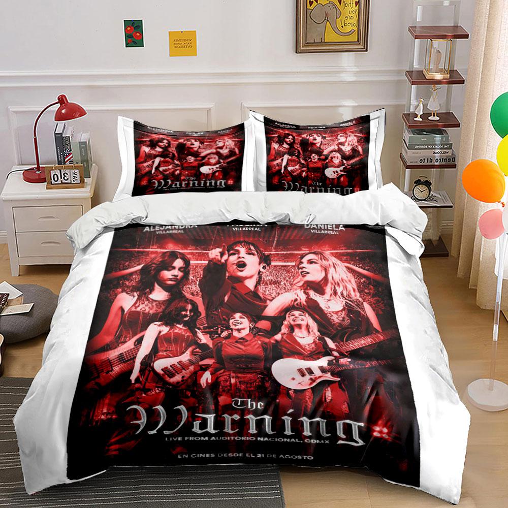 The Warning Band Bedding Set Bedding Duvet Cover Set Duvet Cover Pillowcases  (1*Duvet Cover 2*Pillowcases, without duvet insert)