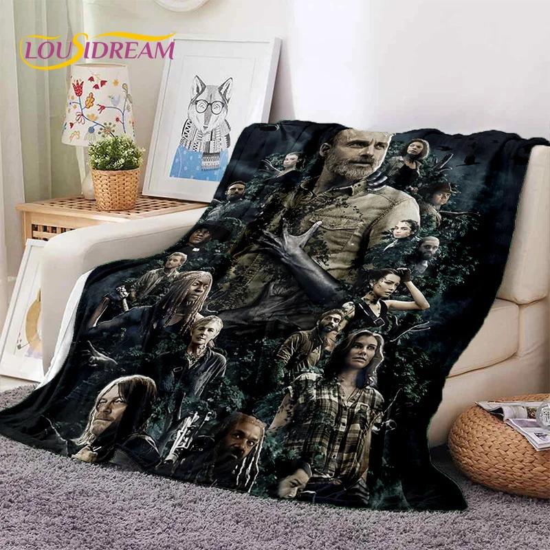 The Walking Dead Lincoln TWD Soft Flannel Blanket for Beds Bedroom Sofa Picnic,Throw Blanket for Cover Outdoors Leisure Nap Gift