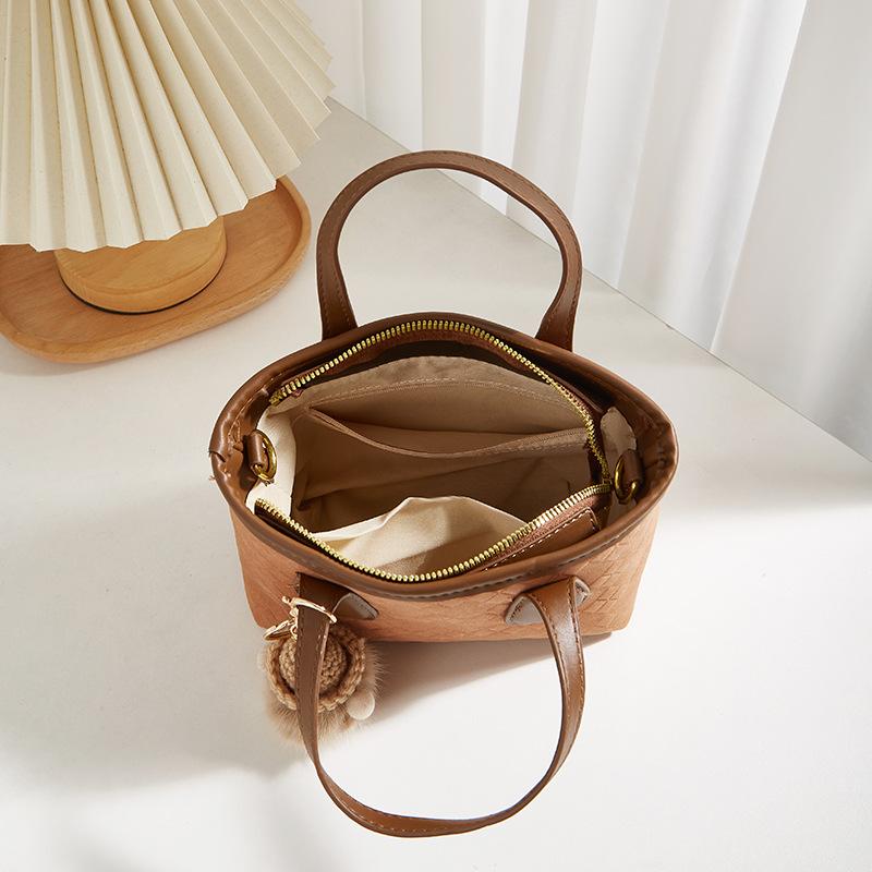 Handbag Simple Large Capacity Single Shoulder Crossbody Bag Fashion Senior Sense Diamond Check Women's Bag