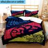 3PCS Thrones Dragon Fire And Blood 3pcs Bedding,Including 3PCS Duvet Cover And 2pcs Pillowcases Perfect for Christmas,Ideal for Bedroom, Dormitory