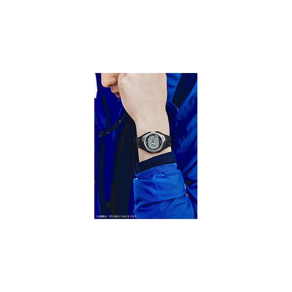 Мужские часы Casio Collection STR-300J-1AJH Черная нержавеющая сталь Водонепроницаемость 50 м