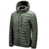 2023 Men New Warm Waterproof Parkas Jacket Coat Mens Hooded Casual and Lightweight Cotton Jacket Outwear Detachable Hat Outfits Parkas Coat Male