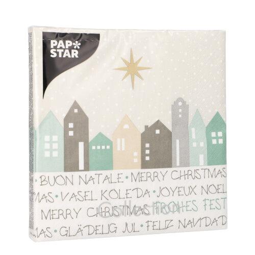 3-Ply Napkins "Dear Santa" 1/4 25 X 25 20 Pcs