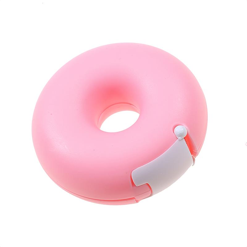 Многофункциональный диспенсер для ленты в форме пончика в форме сердца любви, канцелярские принадлежности, школьные канцелярские товары, пластиковые ленты для наращивания ресниц, резак