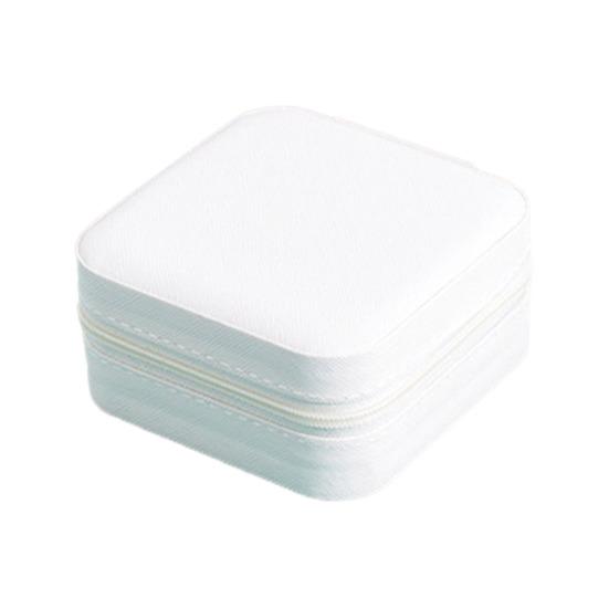 Мини-шкатулка для хранения ювелирных изделий, сережек, колец, органайзер с мягкой подкладкой, большая вместимость, компактный дизайн, портативный кейс для хранения