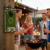 Kitchen Wall Bottle Opener Football Field Beer Mounted Cap Remover Wooden Soccer