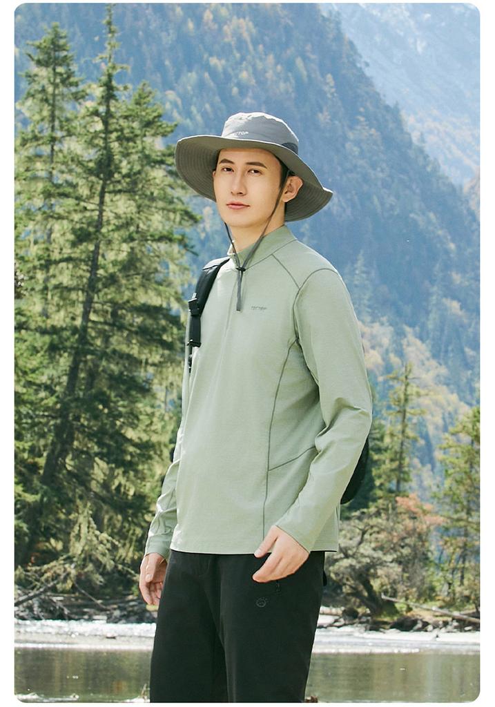 Men's and Women's Spring New Collection Half Cardigan Long T-Shirt