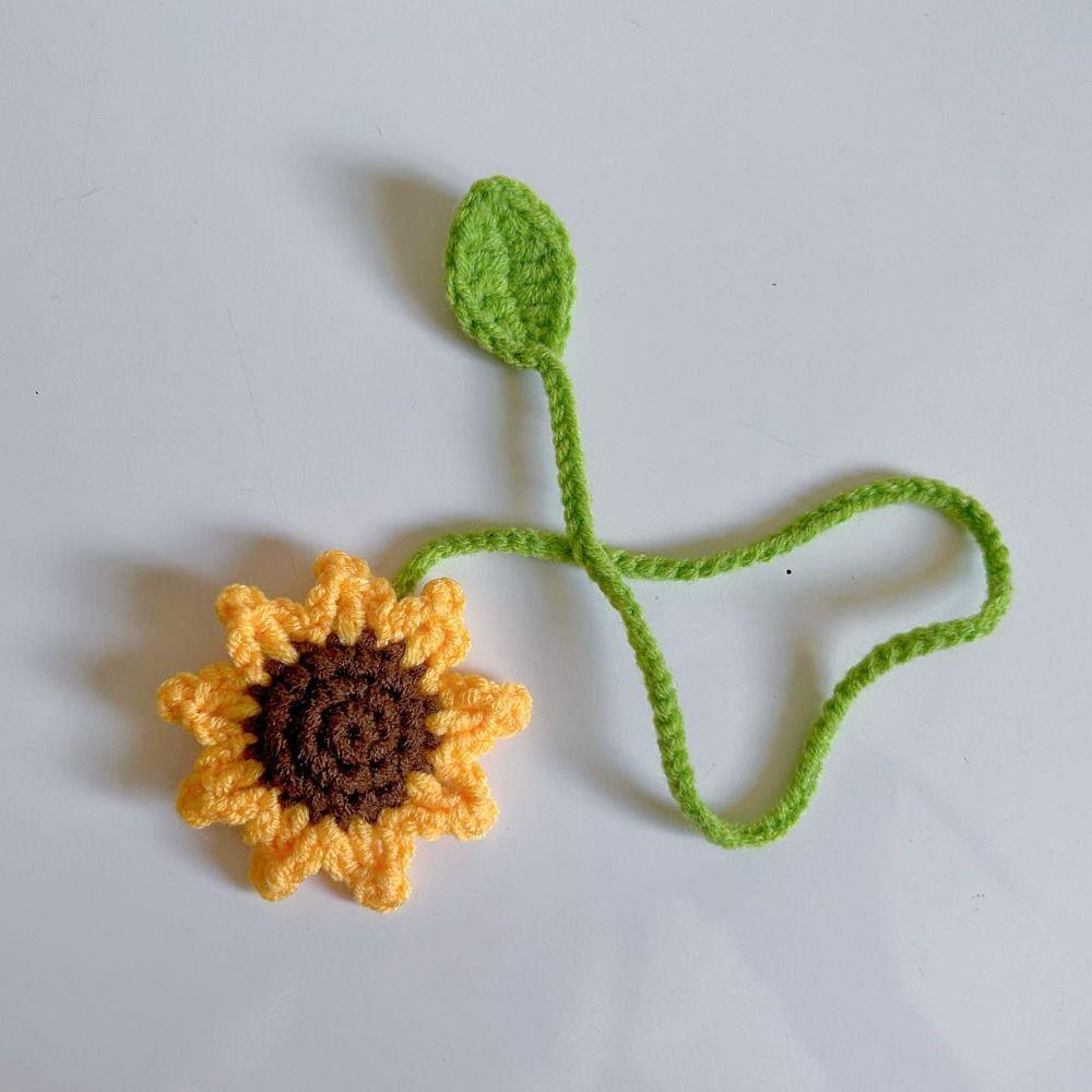 Strawberry Knitted Strawberry Pendant Wool Strawberry Keychain Charms Pagination Mark  Women