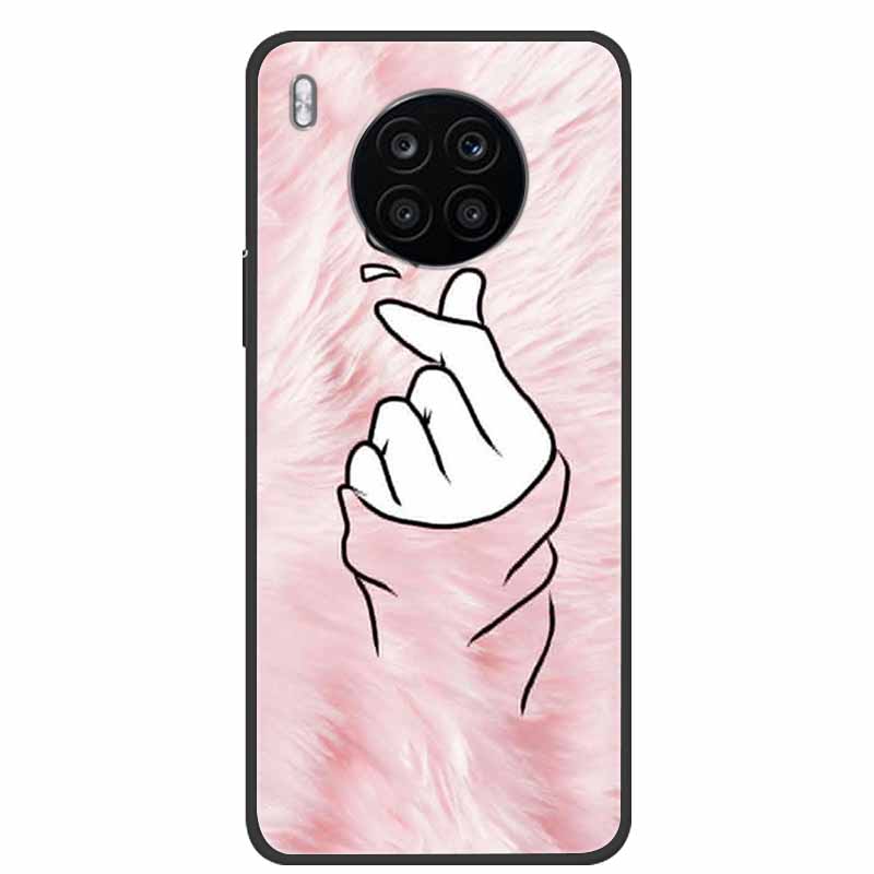 For Honor 50 Lite Case Shockproof Soft silicone TPU Back Cover For Huawei Honor 50 Lite Phone Cases Honor50 Lite Cute Cartoon