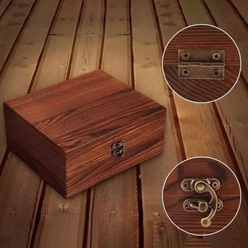 Подарочный набор из 4 предметов: Камни для виски и бокал для виски, Для мужчин | День отца, 6 гранитных камней для виски, 2 бокала для виски, 1 деревянная коробка