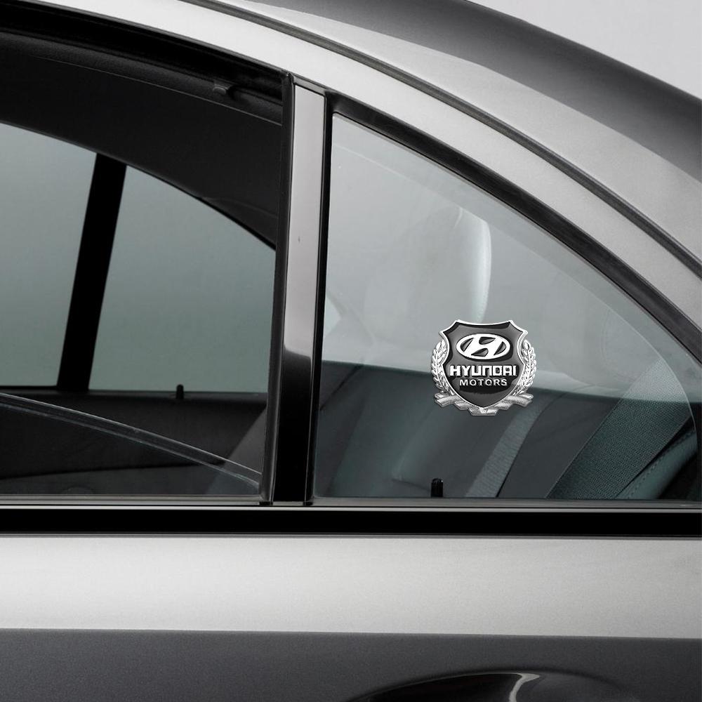 Металлический Значок Наклейка на Автомобиль Декор Кузова Багажника Для Hyundai Accent Sonata Matrix i10 i20 i30 Creta Tucson Solaris Elantra Fe Kona ZZ2