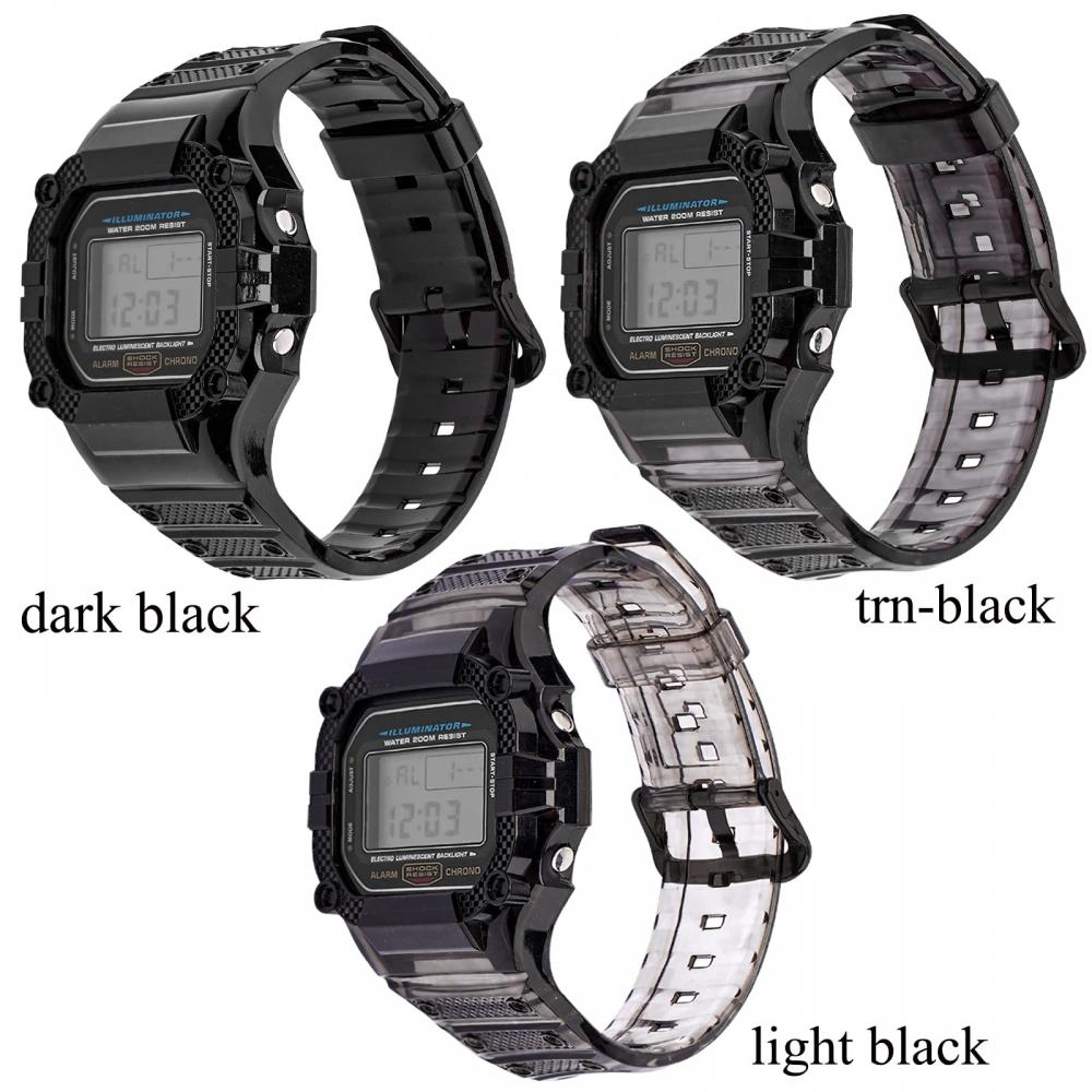 Compatible G-SHOCK Band Premium TPU Resin All 13 Colors Transparent Sturdy Compatible with Casio Band Strap DW-5000 GW-M5610 M5630 GLX-5600 and Other