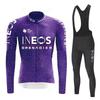 Комплект осенней велосипедной формы Ineos Grenadier Ropa Ciclismo Весенняя с длинным рукавом Велосипедная одежда MTB Велосипед Майка Велосипед Велосипедные шорты