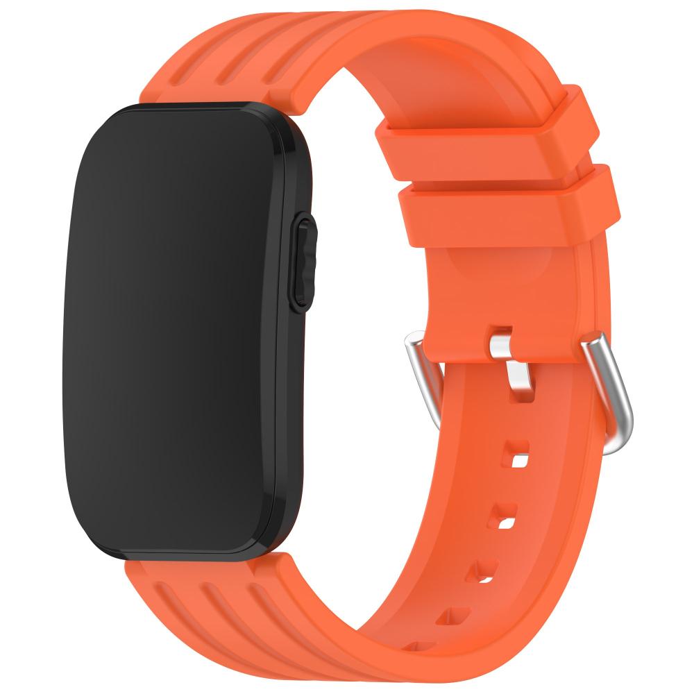 Split style pin buckle silicone watch band for Garmin CIRQA Smart Band screen free sports bracelet