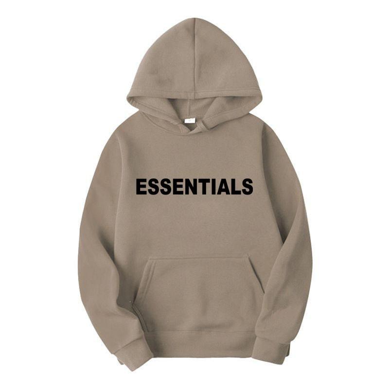 Essential Streetwear Couples Hooded Sweatshirt Unisex Oversized Pullover Casual Wear