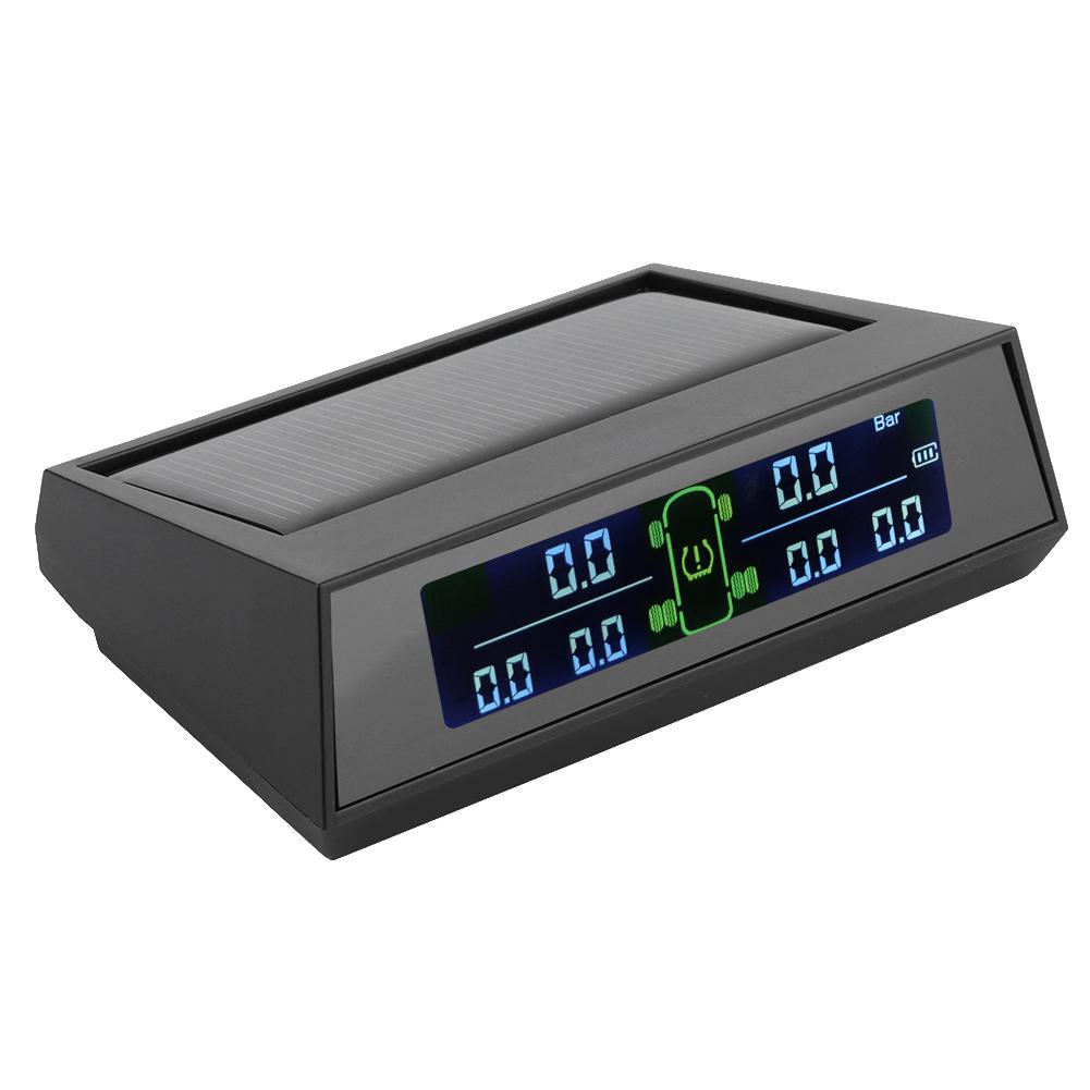 Система контроля давления в шинах Детектор TPMS на солнечной энергии с внешним датчиком LCD 6 для автофургонов