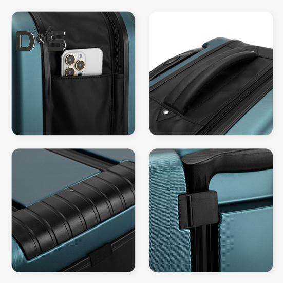 20-дюймовый чемодан для ручной клади, складной дорожный чемодан, ручная кладь с бесшумными колесами, трехзначный кодовый замок, телескопическая тяга