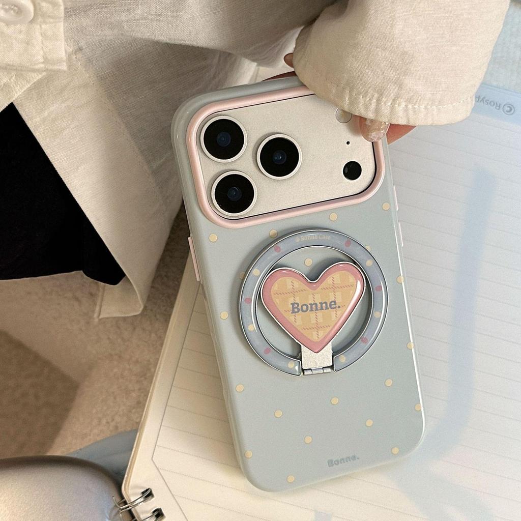 Креативный магнитный чехол для телефона в горошек для iPhone 16, iPhone 17 и iPhone 17 Pro Max
