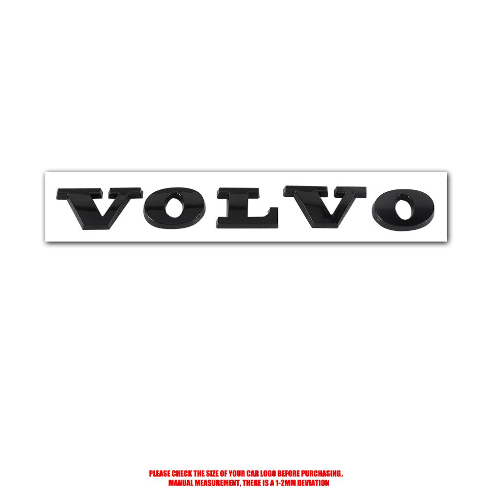 AABBE1 1pc 3D ABS Plastic Car Trunk Badge Volvo Letter Emblem Sticker Decal For volvo S80L XC60 XC90 S60 S80 V40 Accessories Styling