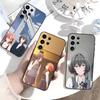 Чехол для телефона Asanagi Yori и Kino Himari Для Samsung S26, S25, S24, S23, S22, S21, S20, S30, Ultra, Plus, Fe, Note, 5G Черный Чехол