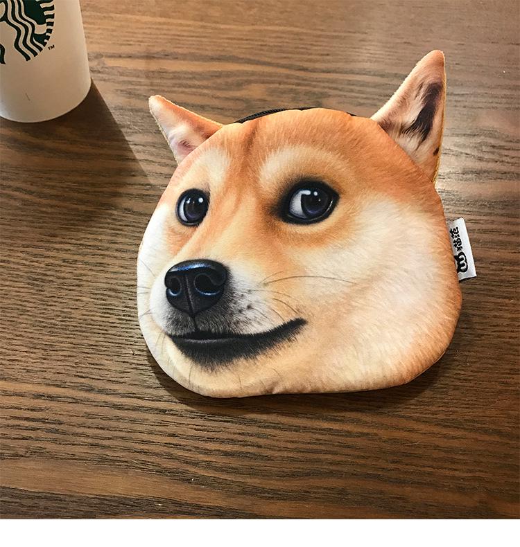 Hot-Selling Creative Husky Doge Coin Purse – Mini and Fun Design