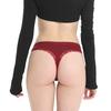 Sexy Women Solid Color Lace Thong Comfortable Cotton Underwear
