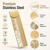 Mini Creative Cat Brass Ruler Bookmark Flowers