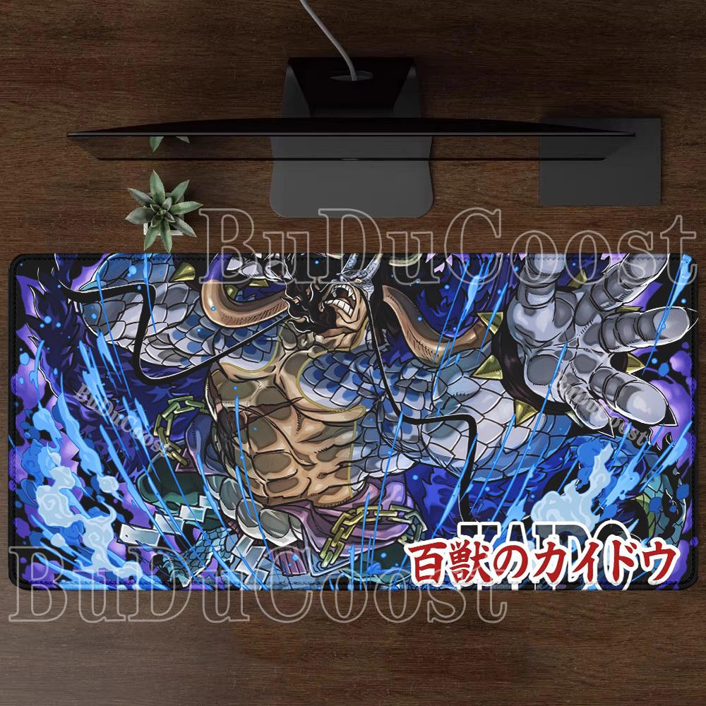 Luffy Roronoa Zoro One Piece Gaming XXL Mouse Pad anime HD printing Mousepad PC Keyboard overlock Non-Slip base Office Desk Mat