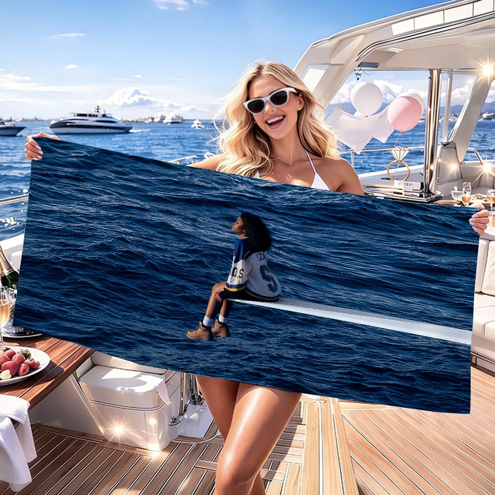 Singer SZA Towel Quick Dry Absorbent Beach Towel for Sports, Fitness, Swimming and Outdoor Activities