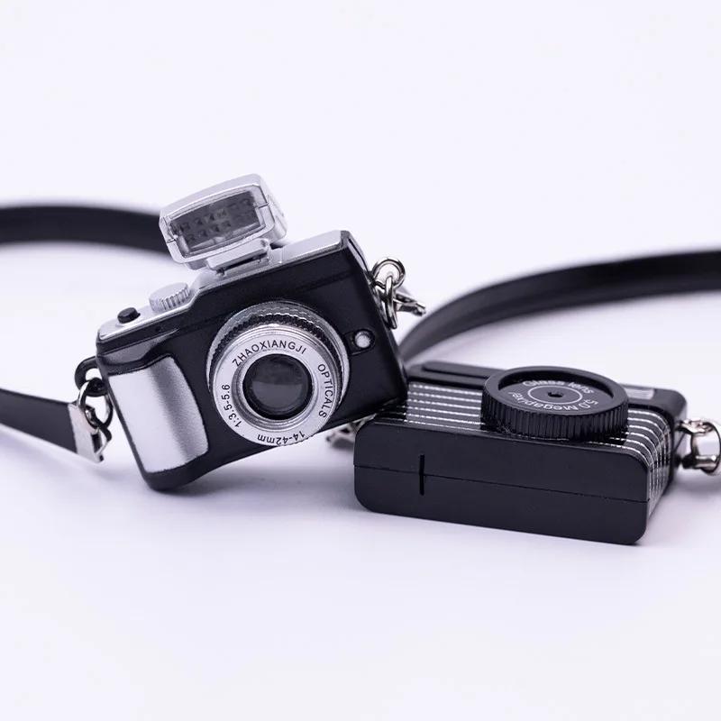 Новый Креативный Мини Светящийся Малыш С DSLR Камерой Брелок Со Вспышкой Звуковыми Эффектами Подарок Аксессуары Для Сумки Игрушка Детский Мальчик Подарок Брелок