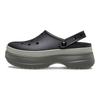 Crocs Модная Удобная и Модная Обувь с Отверстиями Унисекс Черная