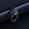 Retro Dragon Ring for Men, Fashionable, Domineering, Single, Open, Trendy Men and Women's Index Finger Ring