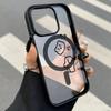 Милый Чехол для Телефона с Щенком Для iPhone 17 Pro Чехол iPhone 16 15 14 Pro Max 11 12 13 Air Матовый Magsafe Магнитный Беспроводная Зарядка Чехол