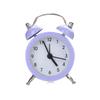 Silent Clock Twin Bell Alarm Clock Loud Alarm Great for Heavy Sleepers Stylish Battery Operated for Bedroom and Home Decoration