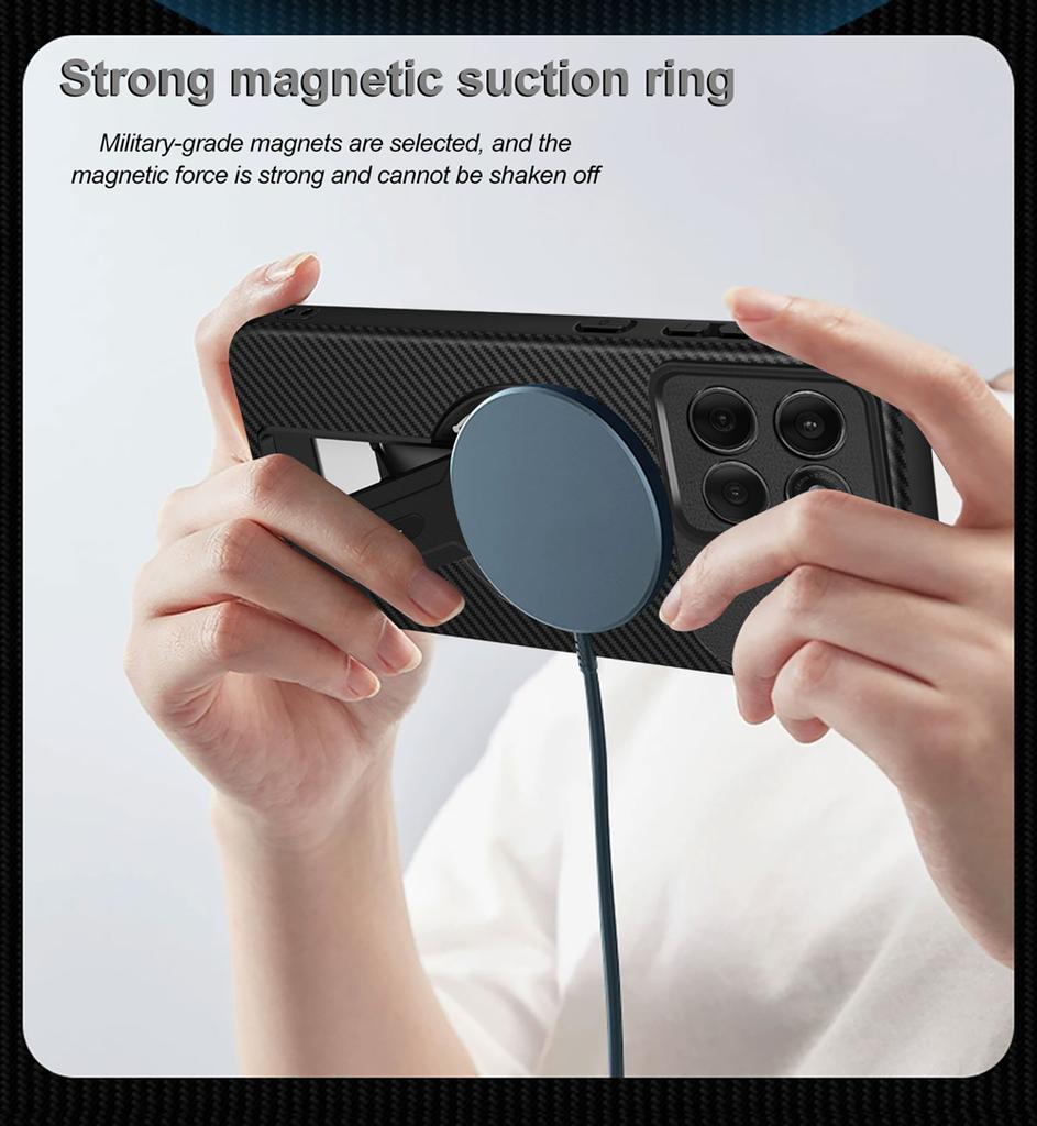 Для Motorola Moto Edge 60 Pro 5G Чехол Роскошный Бронированный Magsafe Магнитный Чехол для Беспроводной Зарядки Для Moto Edge60 Pro Чехол с Магнитным Кольцом