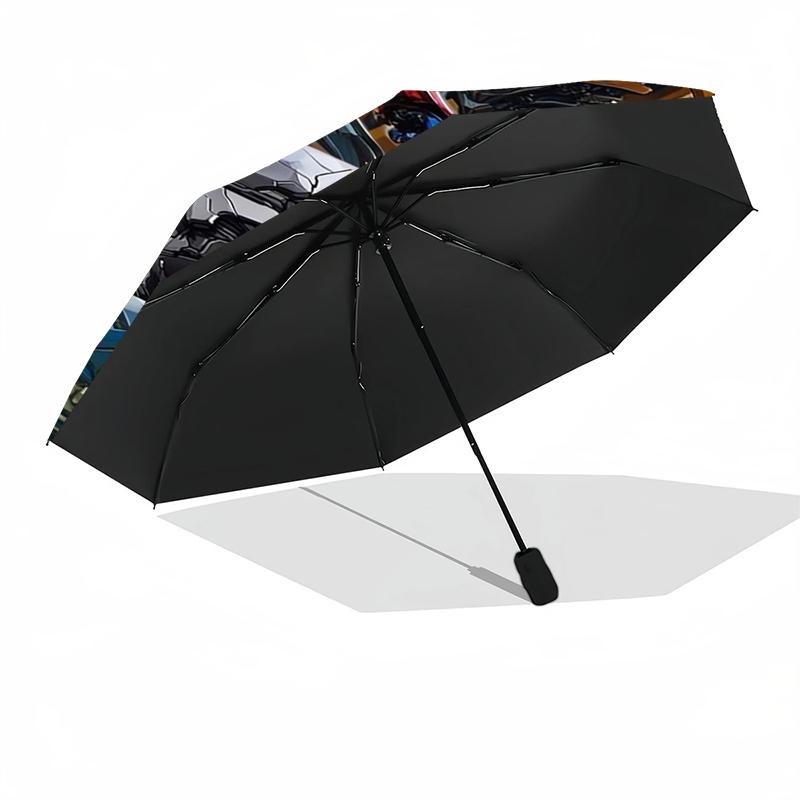 Transformers Theme Automatic Umbrella, Lightweight & Portable, 8 Rib, Perfect for Outdoor Travel, Birthdays, Christmas, Gifts.