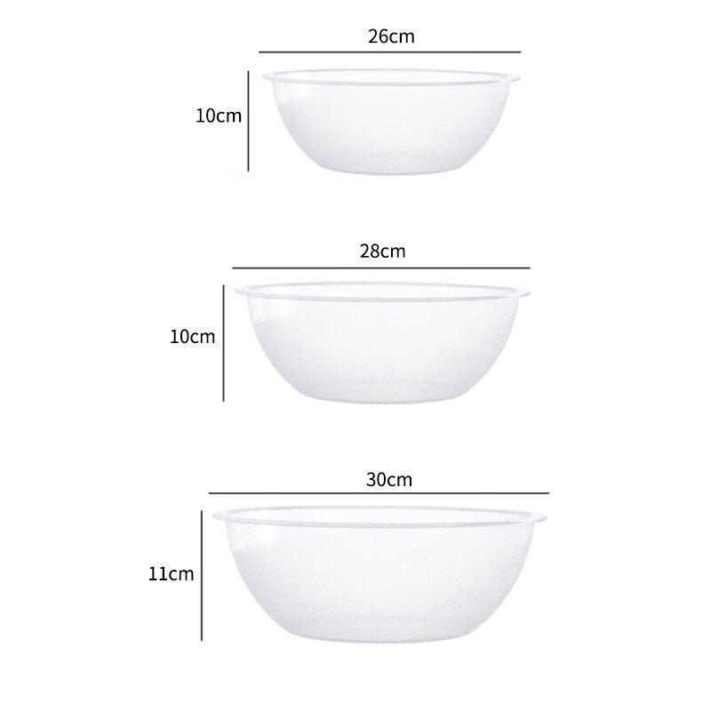 Plastic Round Mala Tang Serving Basin
