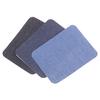 6Pcs Assorted Cotton Jeans Repair Kit 3Color Iron On Denim Patch Sewing Applique