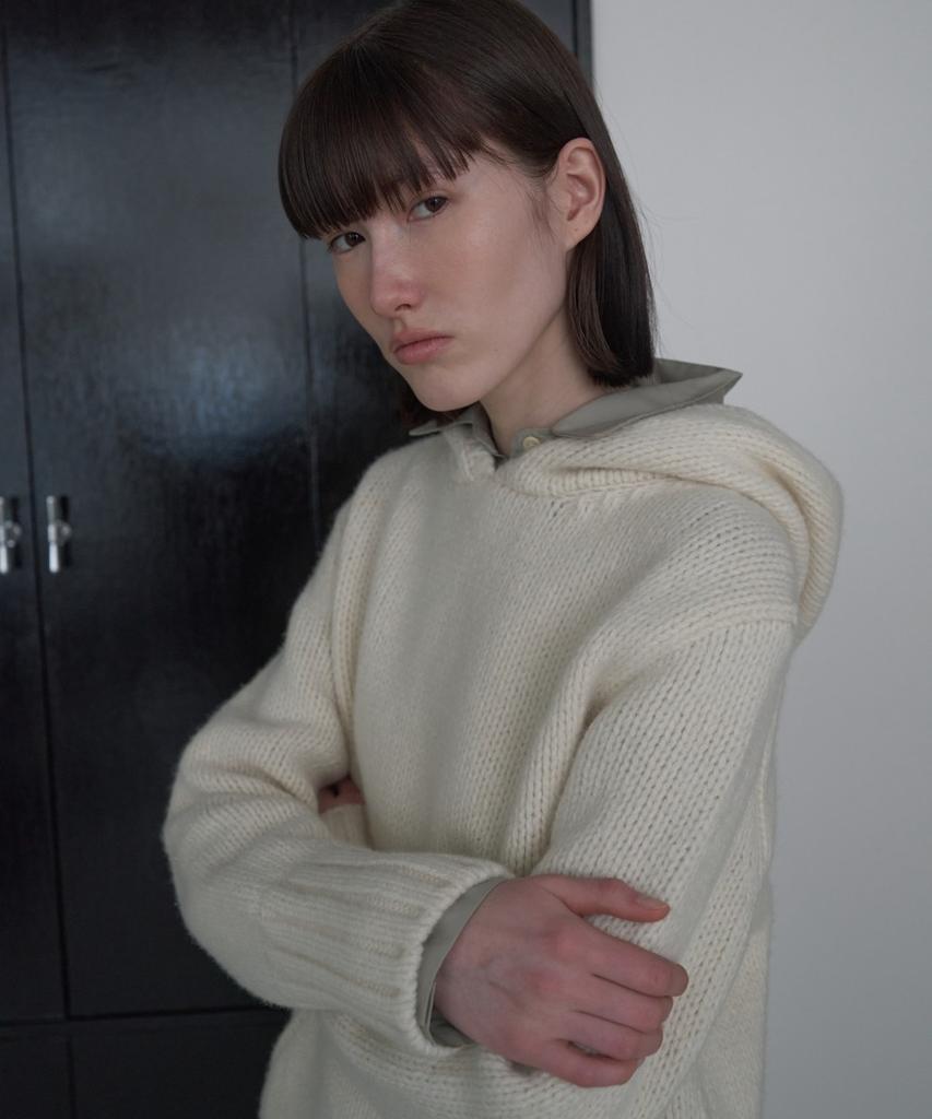 DEETO Bulky Hoodie [Ivory]