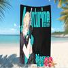 Customizable personalized beach towels Anime Honkai Star Rail Aventurine themed designs.Suitable for the beach, yoga, sports;ideal as beach accessorie