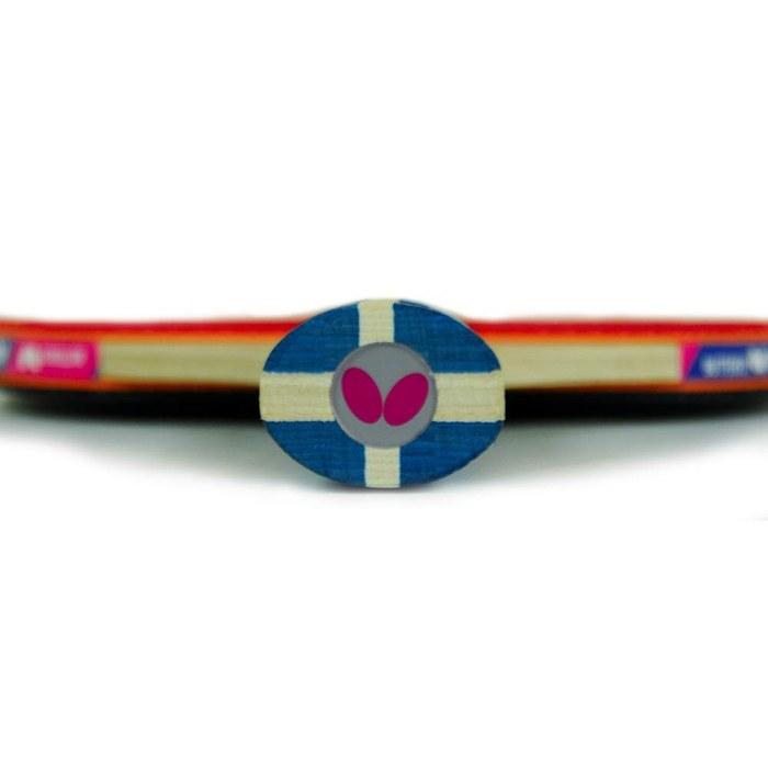 Butterfly Zhangben Zhihe 1800 Table Tennis Racket (Kids) 5-ply, Flared Handle, Pre-Rubbered 16960
